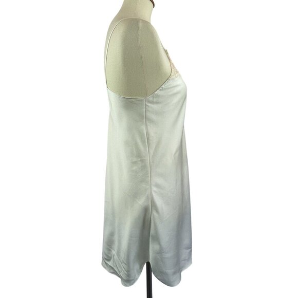 Vintage Victorias Secret Gold Label Slip Dress Chemise Nightgown Cream Ivory SM - Picture 4 of 12